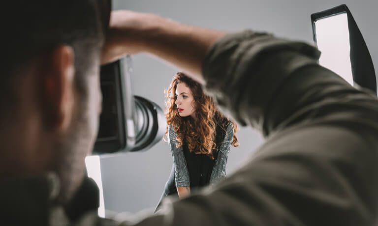 Vorher Nachher Shooting zu gewinnen Beauty fashion