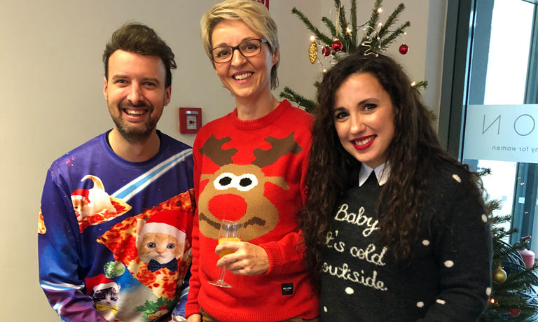 Gewinner Christmas Jumper Day