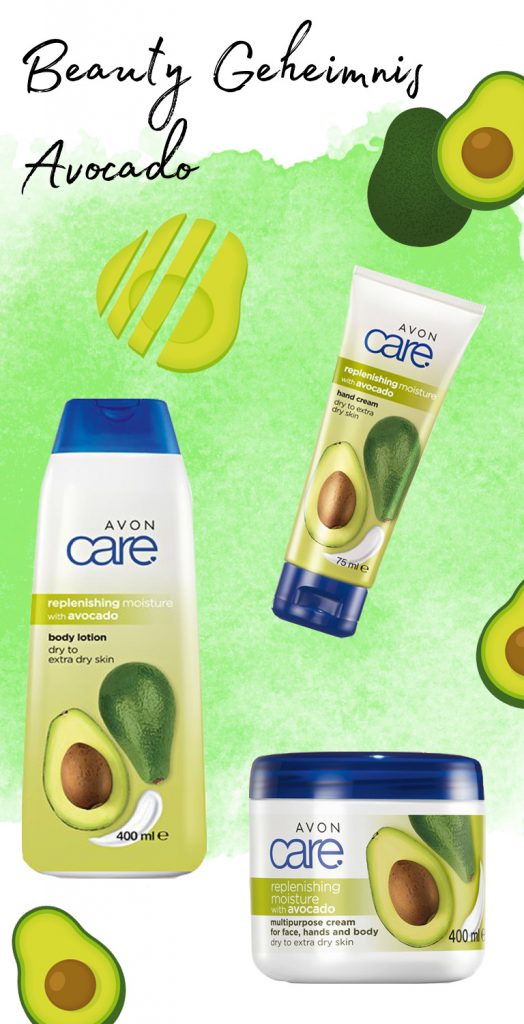 Produkte aus der Avon Care Avocado Linie